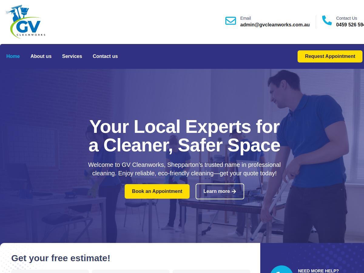 GV Cleanworks website