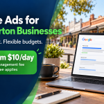 Google Ads for Shepparton businesses from $10 per day plus campaign management and a one-off setup fee