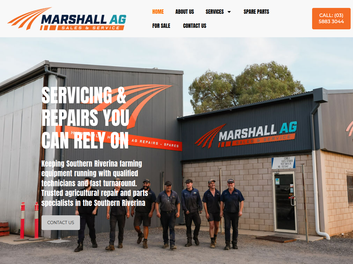 Marshall Ag website