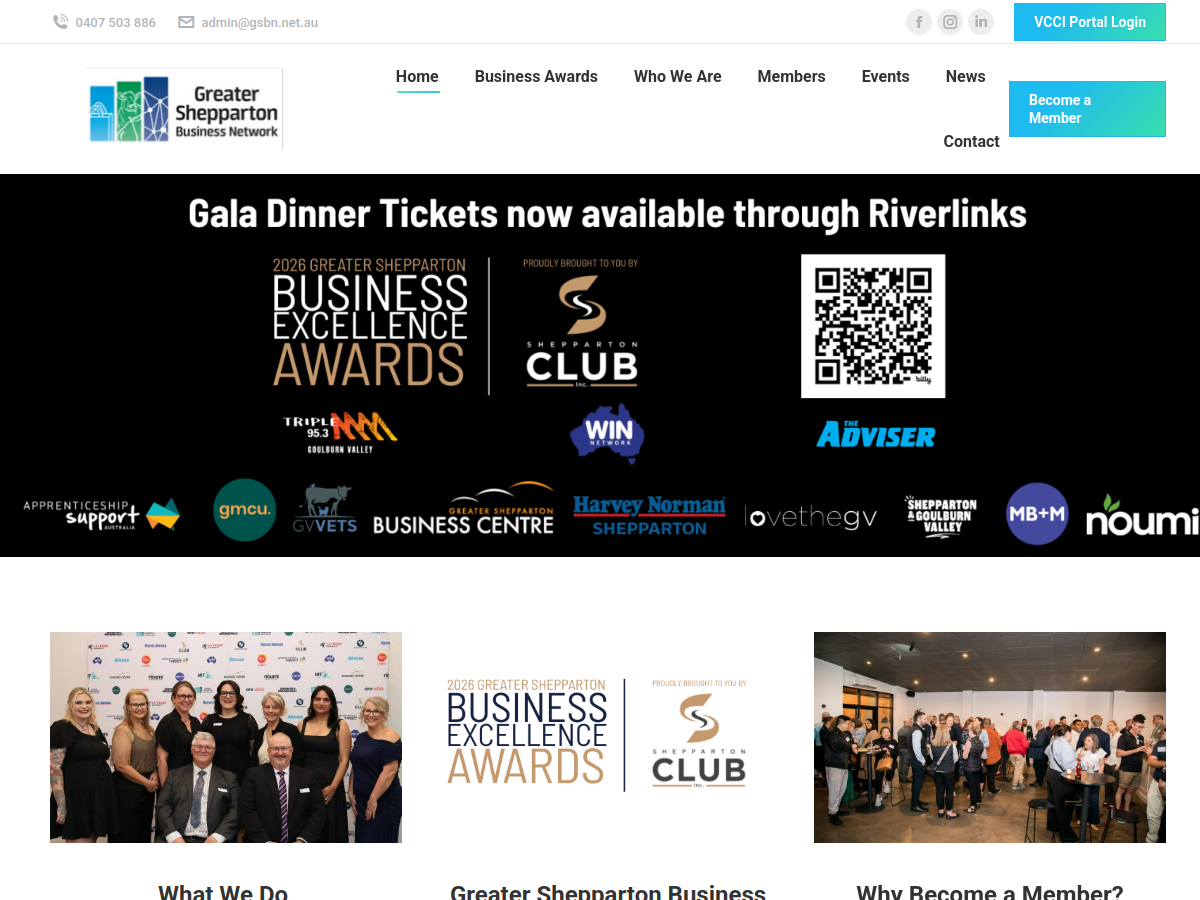 Greater Shepparton Business Network website